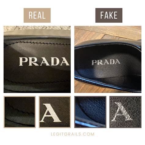 prada loafers real vs fake